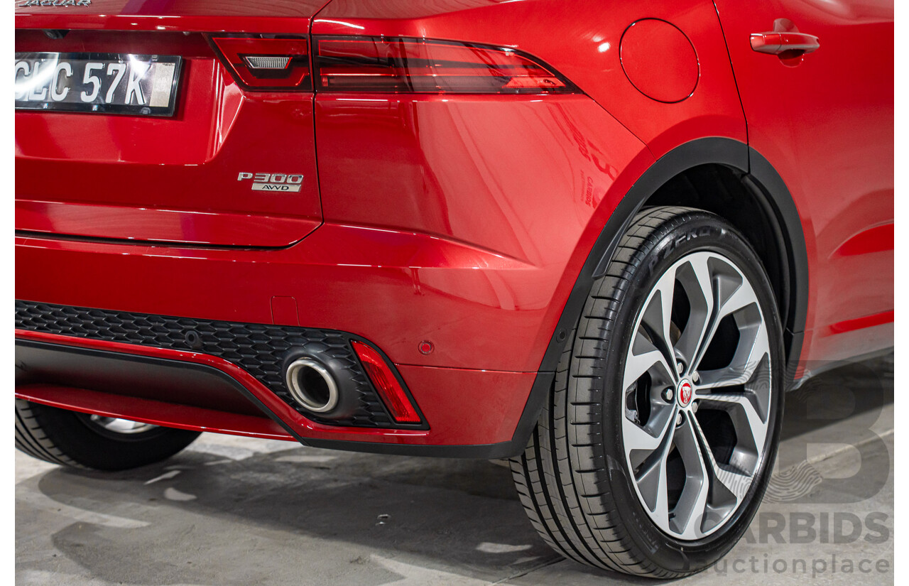 04/2019 Jaguar E-Pace P300 R-Dynamic HSE (221kW AWD) X540 MY19 4d Wagon Firenze Red Metallic Turbo 2.0L
