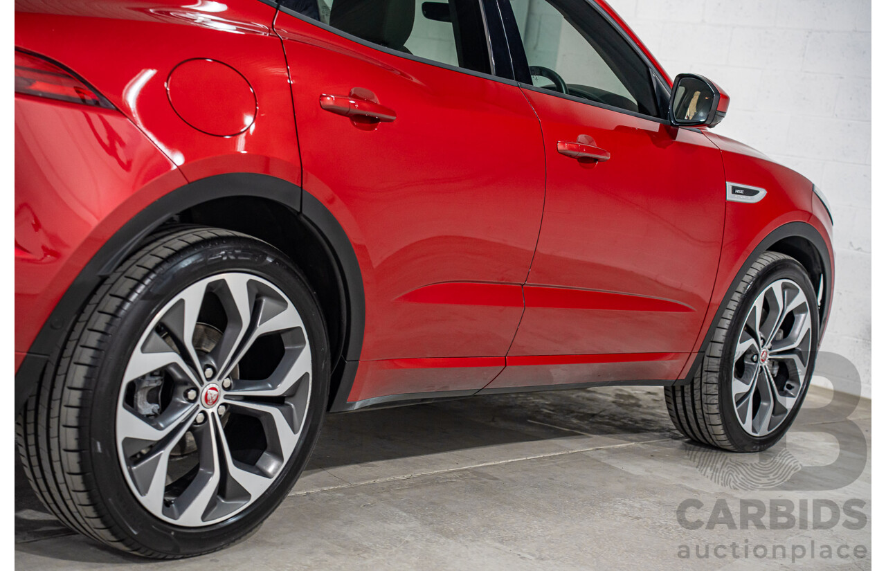 04/2019 Jaguar E-Pace P300 R-Dynamic HSE (221kW AWD) X540 MY19 4d Wagon Firenze Red Metallic Turbo 2.0L