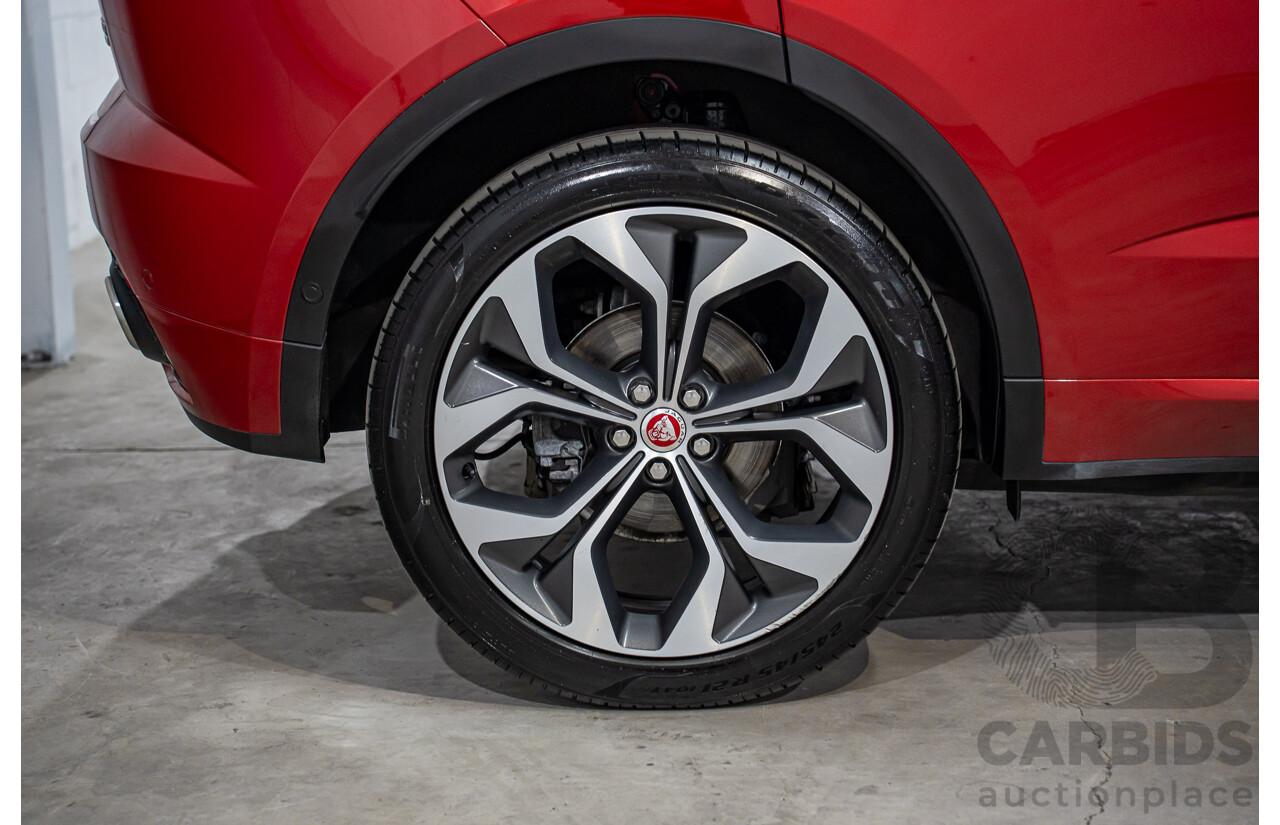 04/2019 Jaguar E-Pace P300 R-Dynamic HSE (221kW AWD) X540 MY19 4d Wagon Firenze Red Metallic Turbo 2.0L