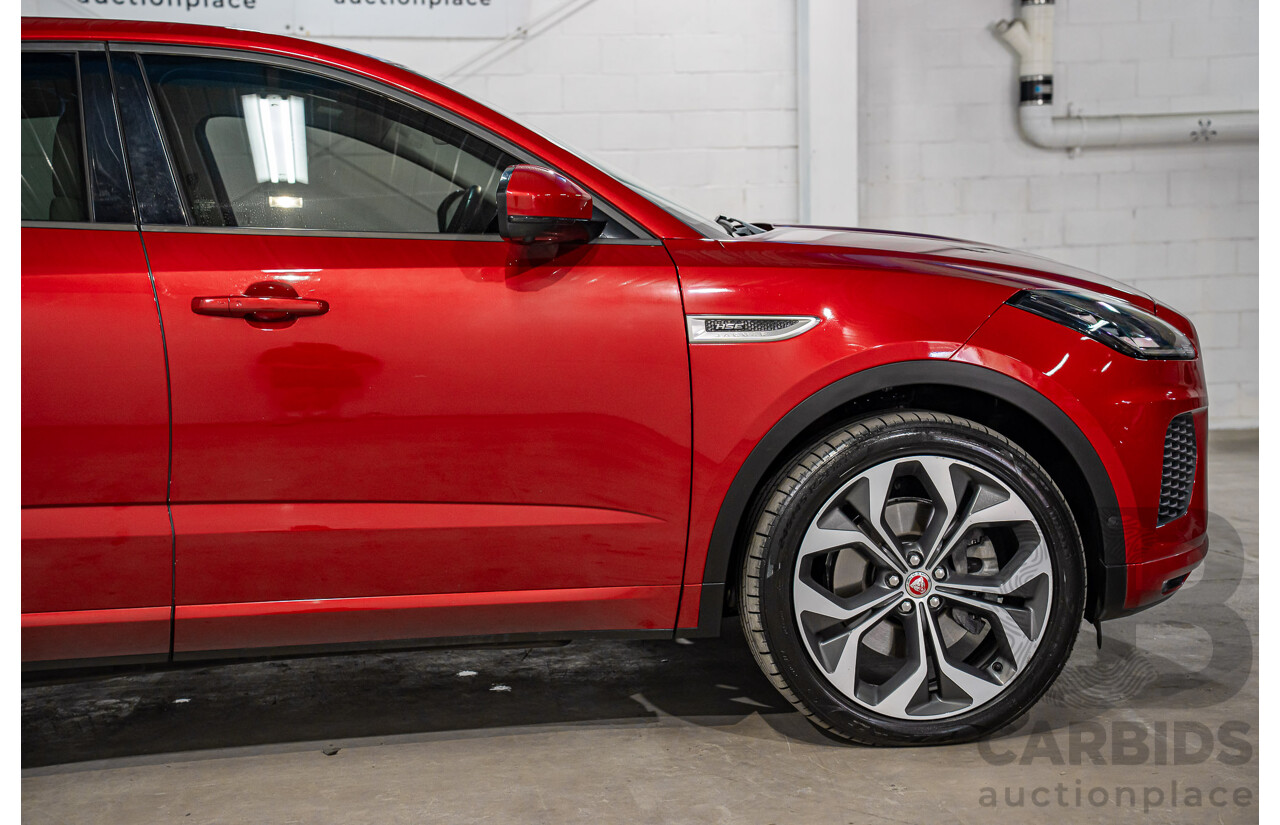 04/2019 Jaguar E-Pace P300 R-Dynamic HSE (221kW AWD) X540 MY19 4d Wagon Firenze Red Metallic Turbo 2.0L