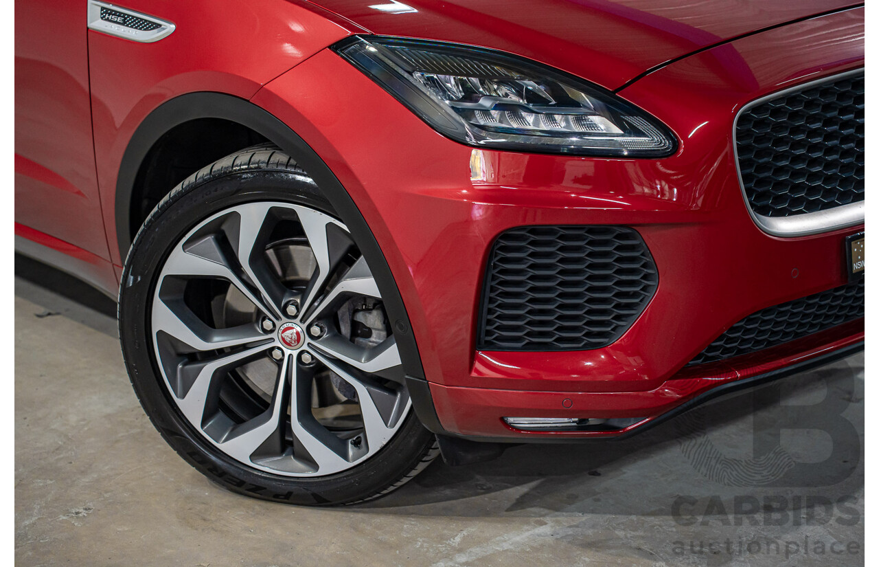 04/2019 Jaguar E-Pace P300 R-Dynamic HSE (221kW AWD) X540 MY19 4d Wagon Firenze Red Metallic Turbo 2.0L