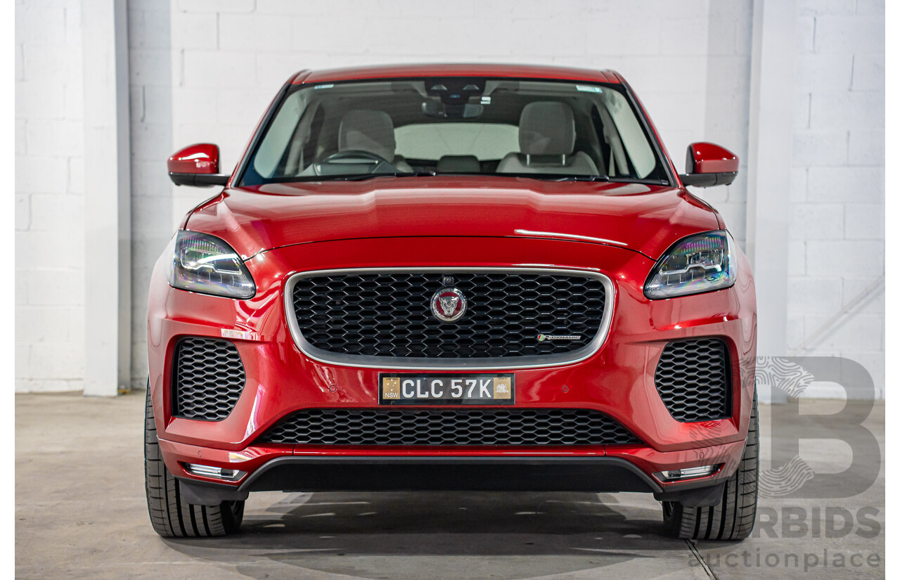 04/2019 Jaguar E-Pace P300 R-Dynamic HSE (221kW AWD) X540 MY19 4d Wagon Firenze Red Metallic Turbo 2.0L