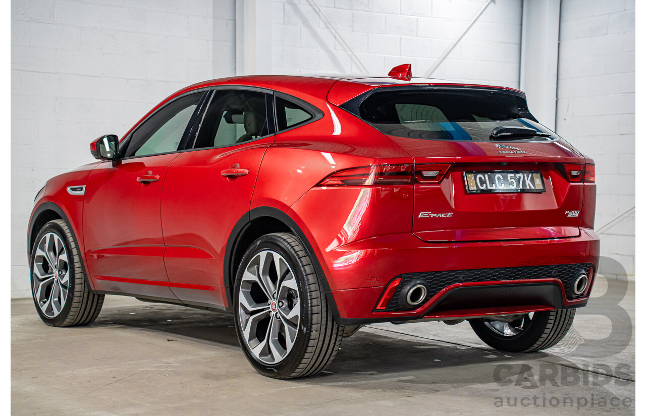 04/2019 Jaguar E-Pace P300 R-Dynamic HSE (221kW AWD) X540 MY19 4d Wagon Firenze Red Metallic Turbo 2.0L
