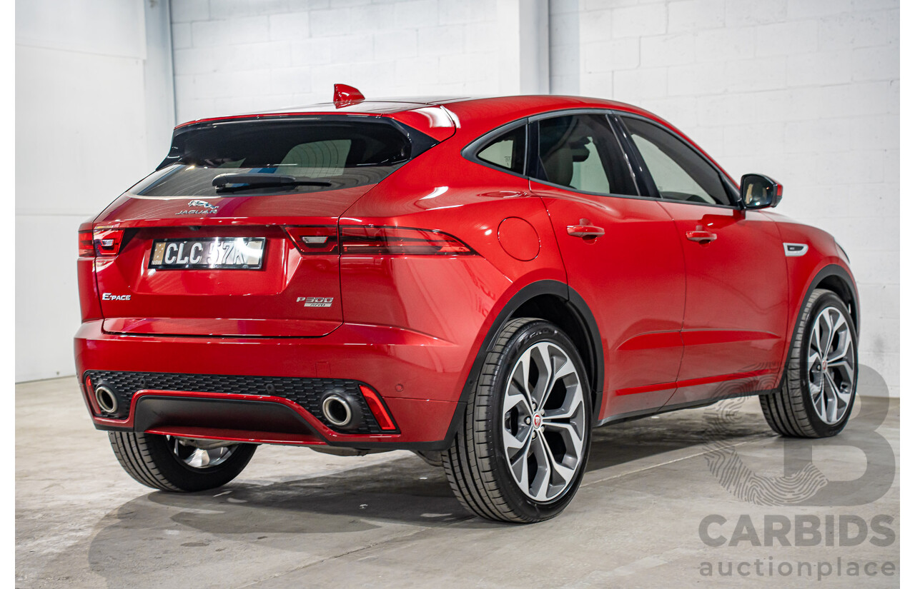 04/2019 Jaguar E-Pace P300 R-Dynamic HSE (221kW AWD) X540 MY19 4d Wagon Firenze Red Metallic Turbo 2.0L