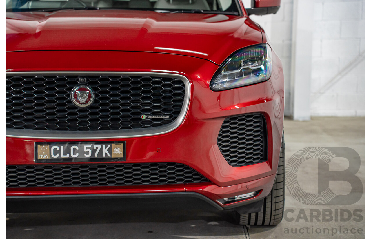 04/2019 Jaguar E-Pace P300 R-Dynamic HSE (221kW AWD) X540 MY19 4d Wagon Firenze Red Metallic Turbo 2.0L