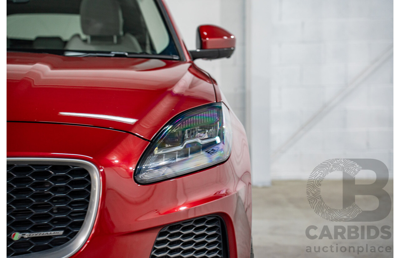 04/2019 Jaguar E-Pace P300 R-Dynamic HSE (221kW AWD) X540 MY19 4d Wagon Firenze Red Metallic Turbo 2.0L