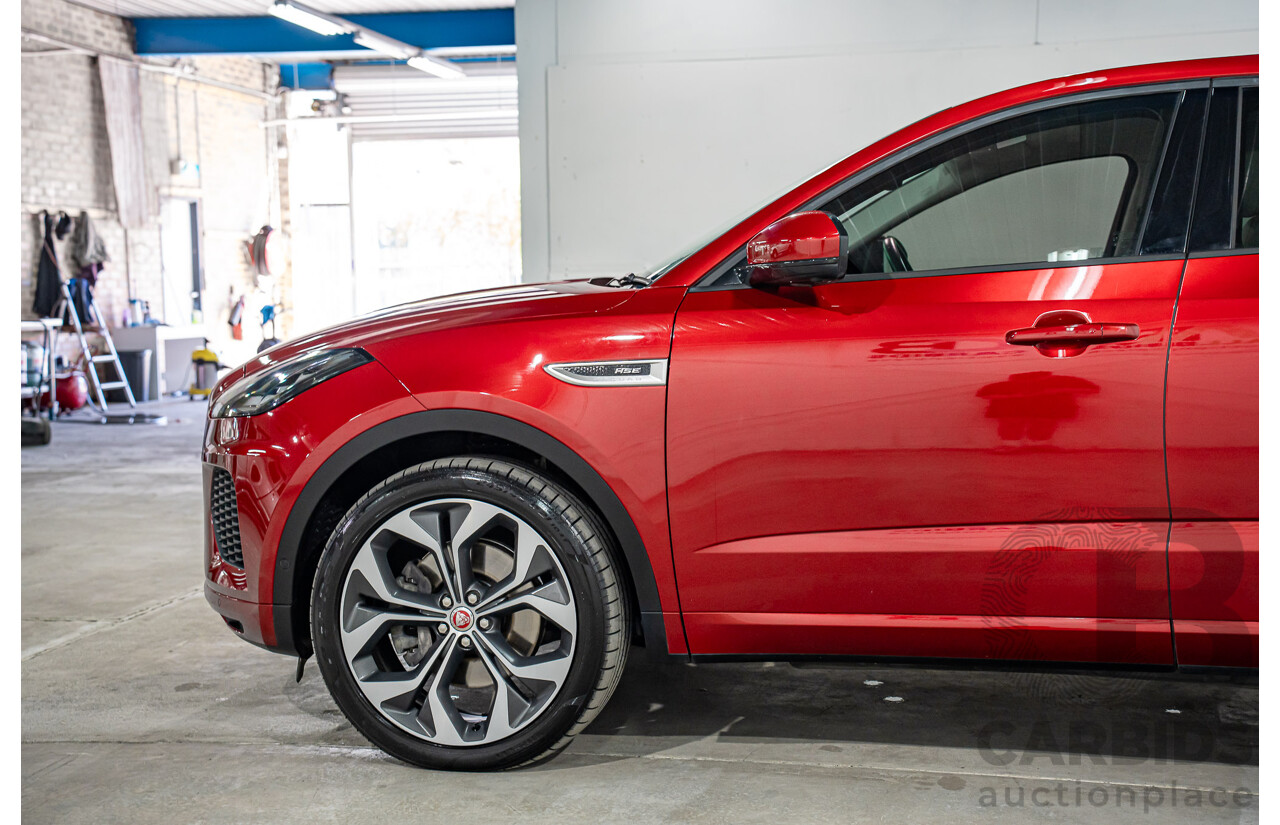 04/2019 Jaguar E-Pace P300 R-Dynamic HSE (221kW AWD) X540 MY19 4d Wagon Firenze Red Metallic Turbo 2.0L