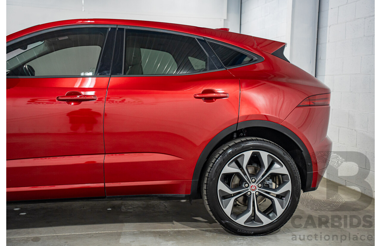 04/2019 Jaguar E-Pace P300 R-Dynamic HSE (221kW AWD) X540 MY19 4d Wagon Firenze Red Metallic Turbo 2.0L
