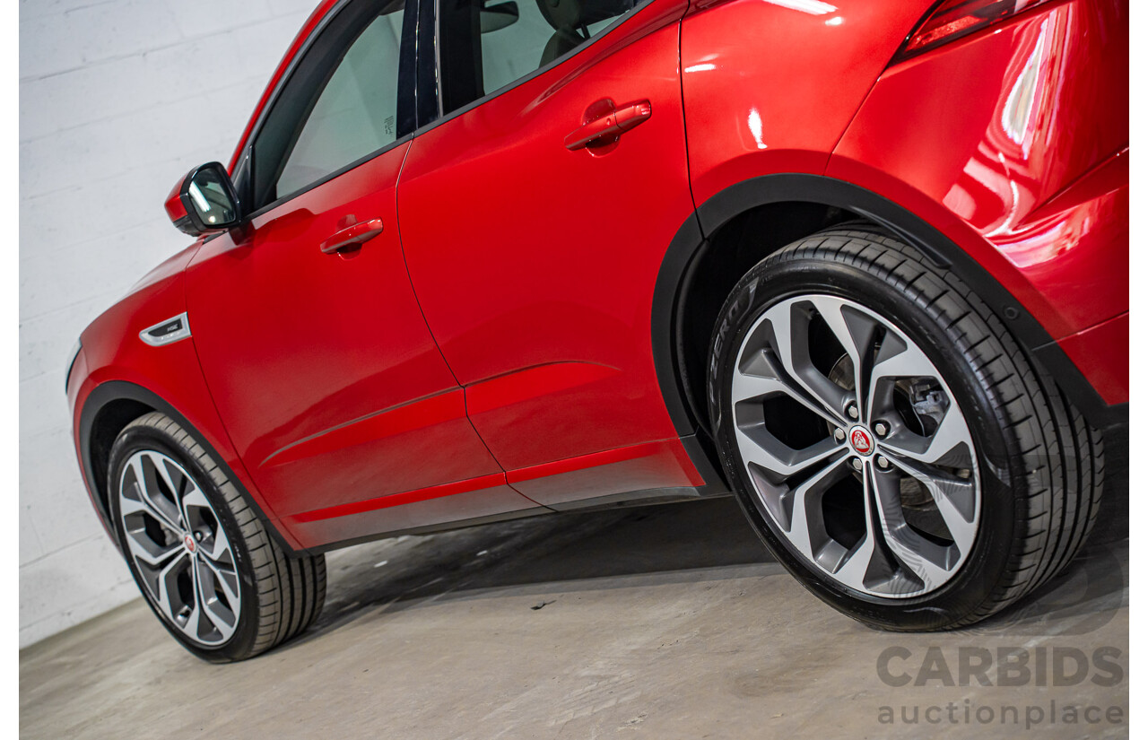 04/2019 Jaguar E-Pace P300 R-Dynamic HSE (221kW AWD) X540 MY19 4d Wagon Firenze Red Metallic Turbo 2.0L
