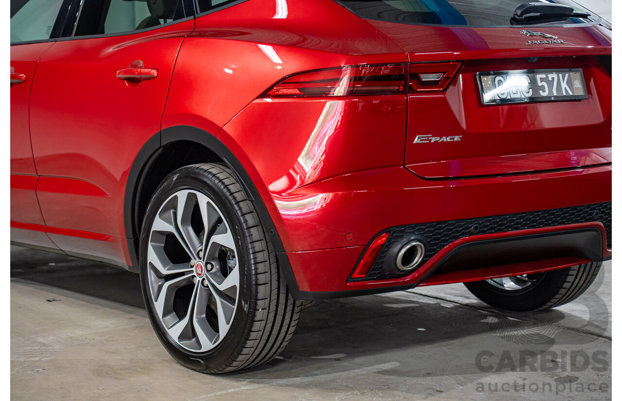 04/2019 Jaguar E-Pace P300 R-Dynamic HSE (221kW AWD) X540 MY19 4d Wagon Firenze Red Metallic Turbo 2.0L