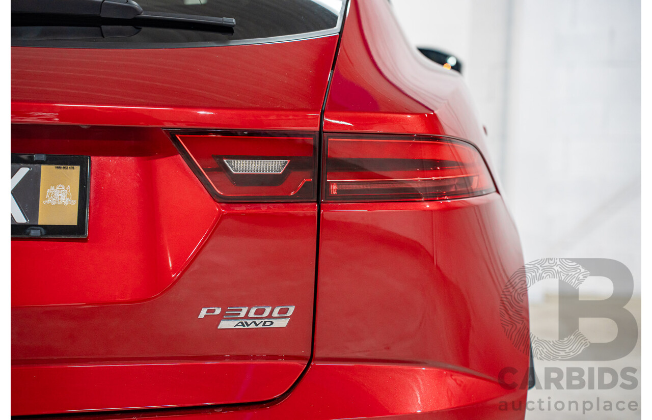 04/2019 Jaguar E-Pace P300 R-Dynamic HSE (221kW AWD) X540 MY19 4d Wagon Firenze Red Metallic Turbo 2.0L