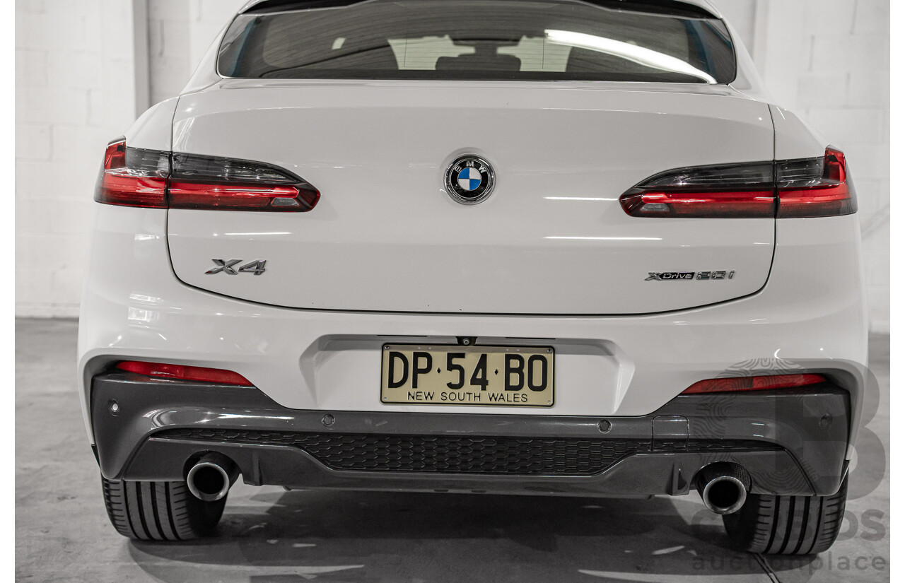 10/2018 BMW X4 xDrive20i M Sport (AWD) G02 MY19 5d Coupe Alpine White Turbo 2.0L