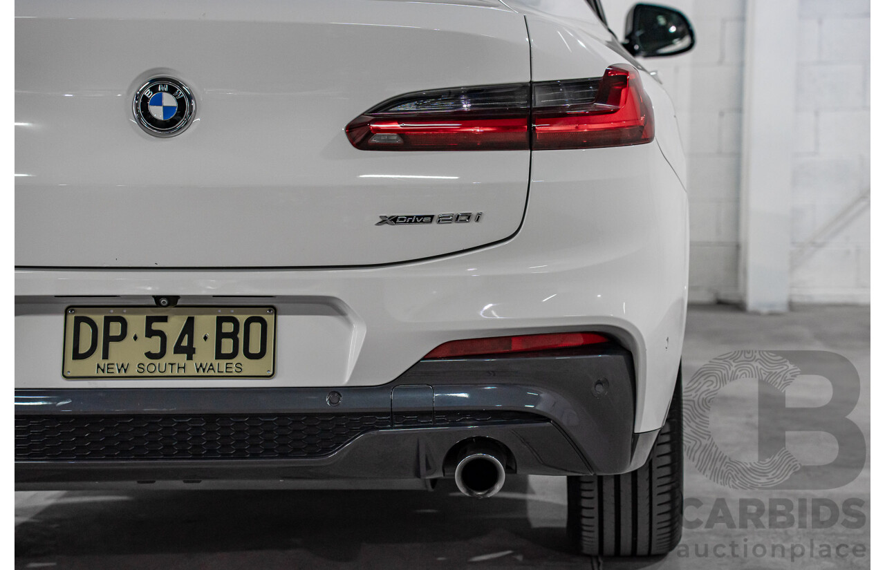 10/2018 BMW X4 xDrive20i M Sport (AWD) G02 MY19 5d Coupe Alpine White Turbo 2.0L