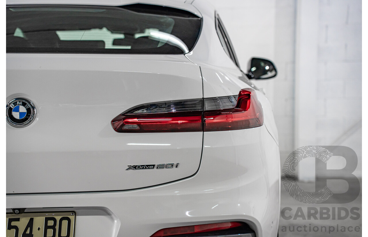 10/2018 BMW X4 xDrive20i M Sport (AWD) G02 MY19 5d Coupe Alpine White Turbo 2.0L