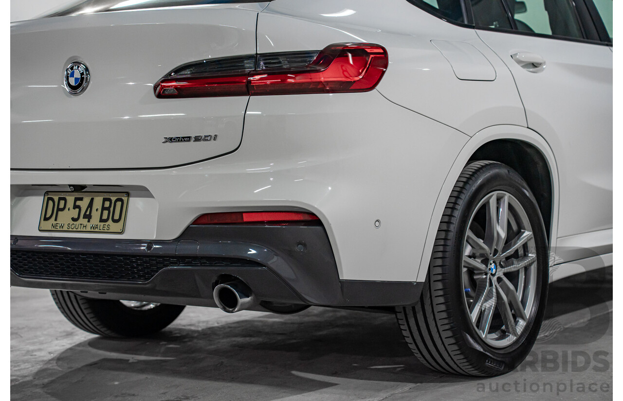 10/2018 BMW X4 xDrive20i M Sport (AWD) G02 MY19 5d Coupe Alpine White Turbo 2.0L