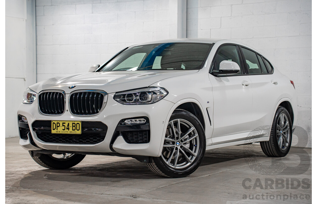 10/2018 BMW X4 xDrive20i M Sport (AWD) G02 MY19 5d Coupe Alpine White Turbo 2.0L