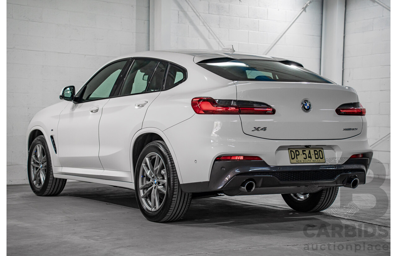 10/2018 BMW X4 xDrive20i M Sport (AWD) G02 MY19 5d Coupe Alpine White Turbo 2.0L