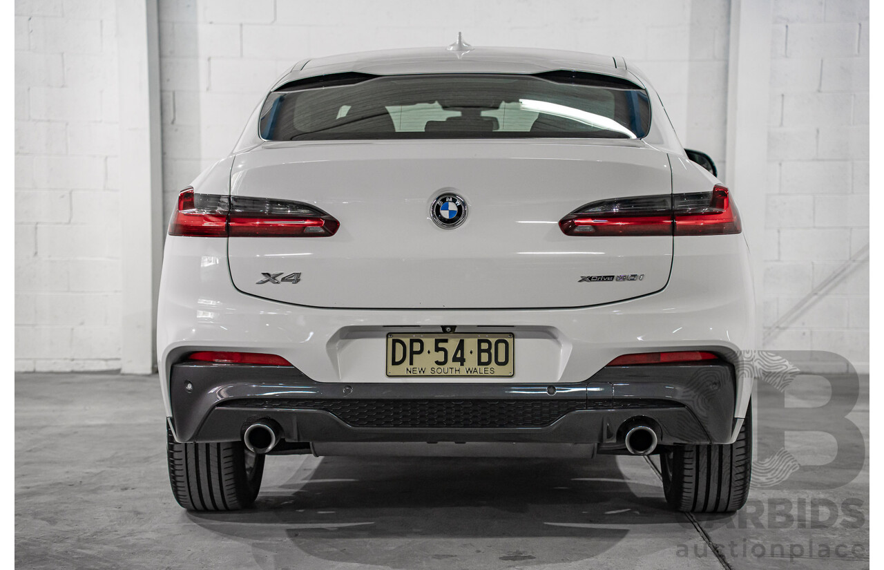 10/2018 BMW X4 xDrive20i M Sport (AWD) G02 MY19 5d Coupe Alpine White Turbo 2.0L