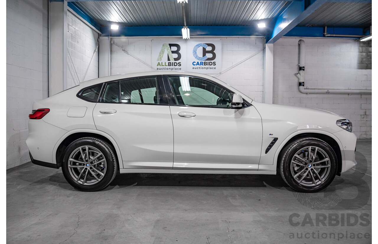 10/2018 BMW X4 xDrive20i M Sport (AWD) G02 MY19 5d Coupe Alpine White Turbo 2.0L