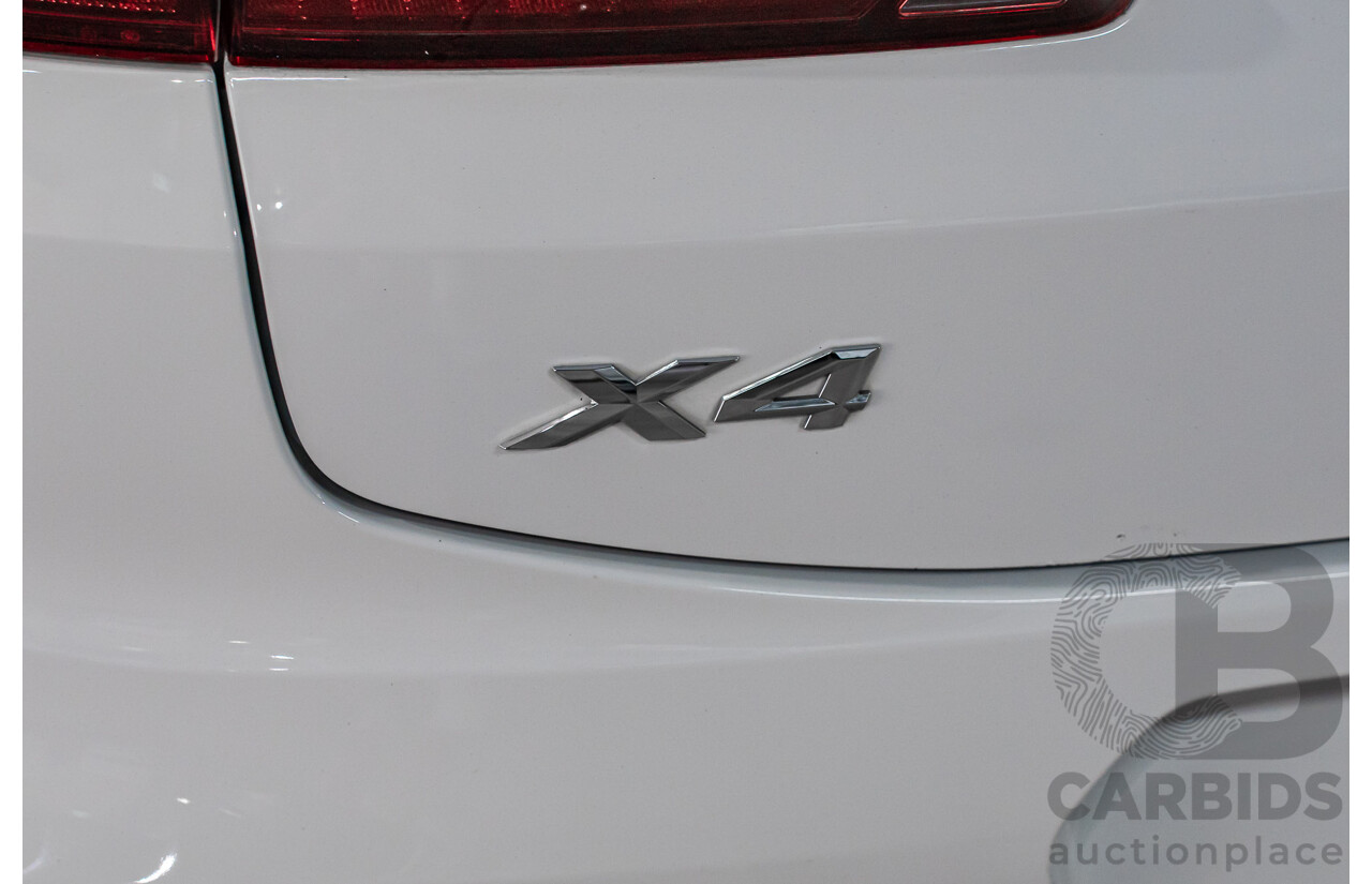 10/2018 BMW X4 xDrive20i M Sport (AWD) G02 MY19 5d Coupe Alpine White Turbo 2.0L
