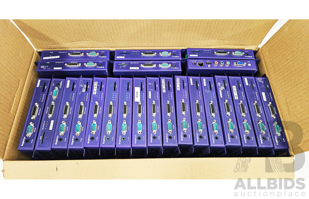 BrightSign (HD1010) Digital Signage Player - Lot of 23