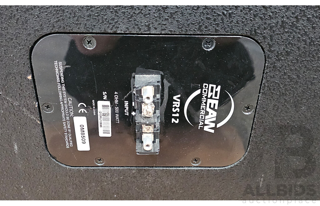 EAW Commercial (VRS12) Passive Subwoofers