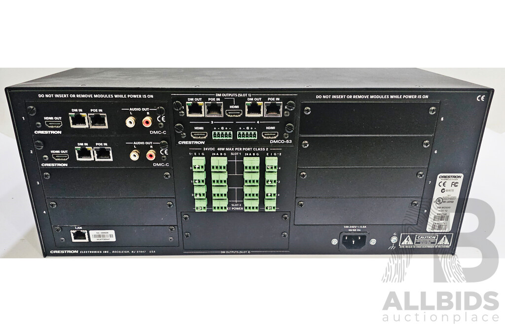 Creston (DM-MD8X8) High Definition Digital Media Distribution