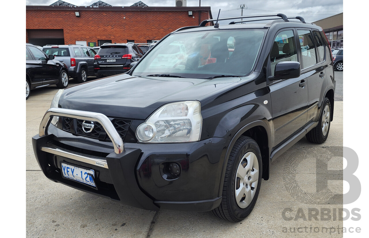 11/2009 Nissan X-Trail ST (4x4) T31 4d Wagon Black 2.5L