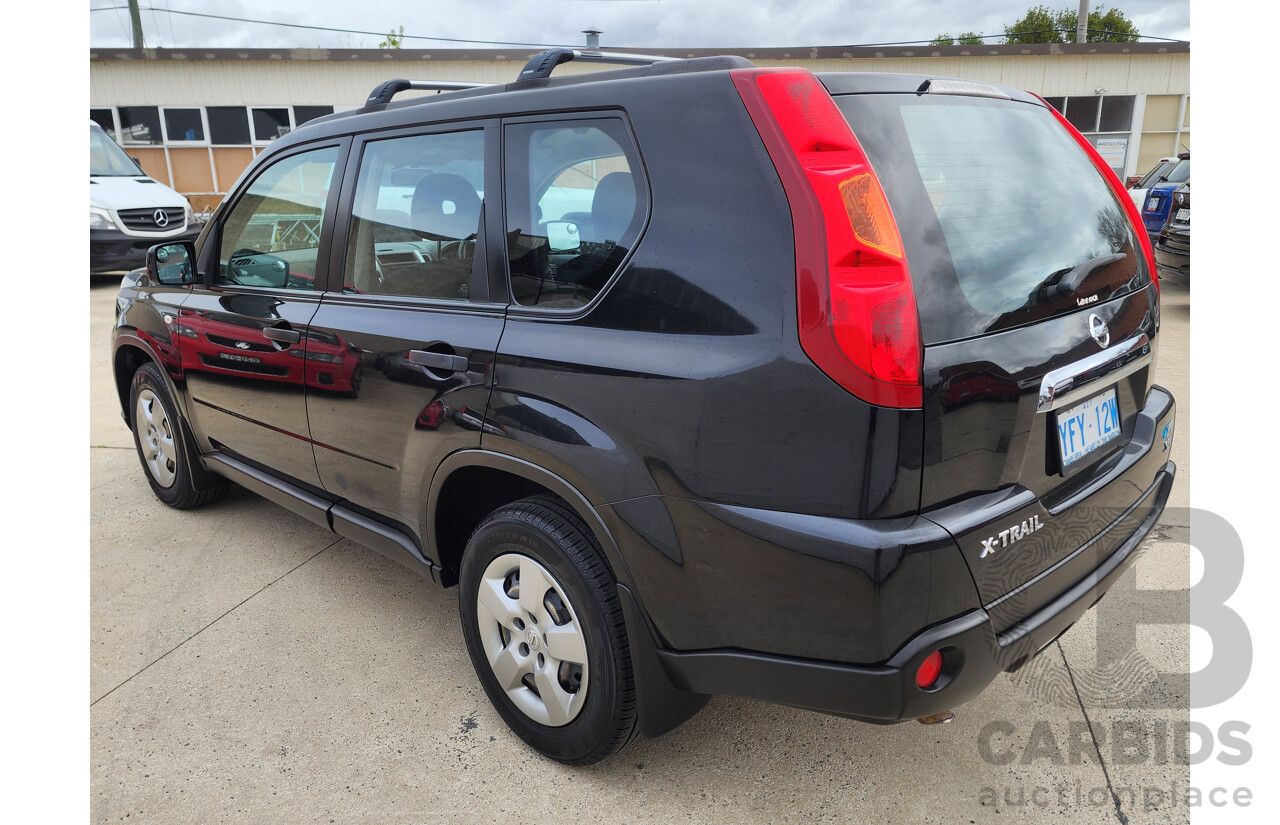 11/2009 Nissan X-Trail ST (4x4) T31 4d Wagon Black 2.5L