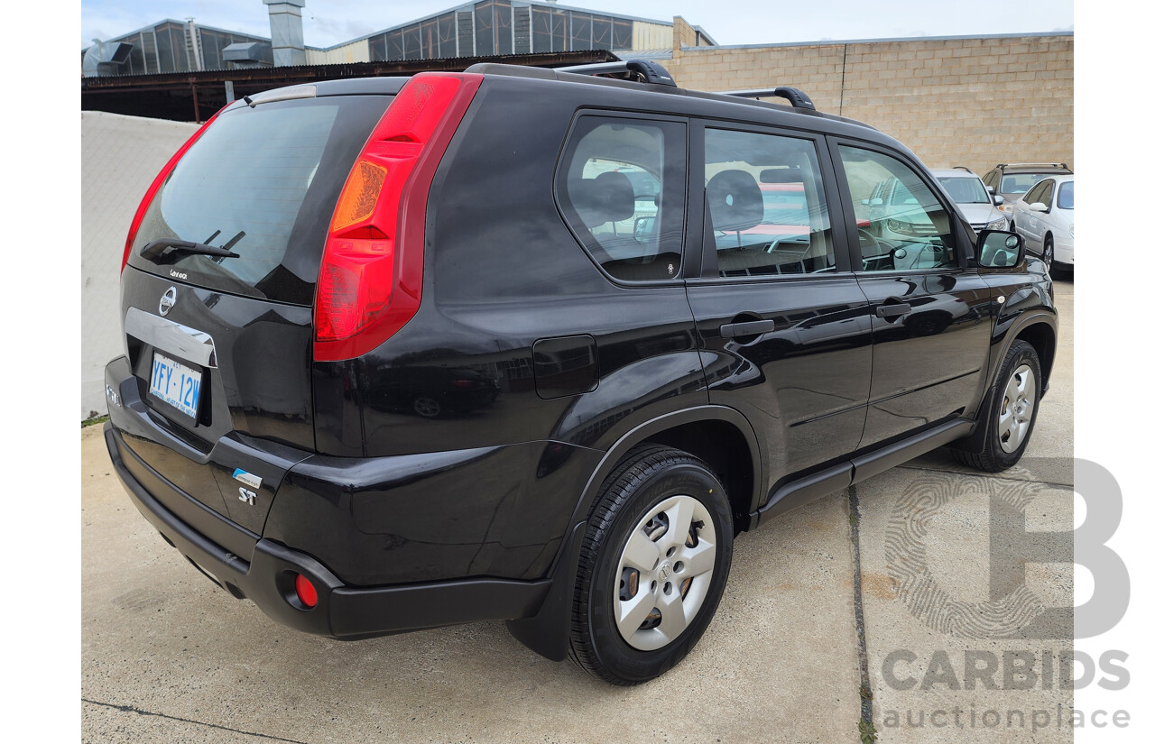 11/2009 Nissan X-Trail ST (4x4) T31 4d Wagon Black 2.5L
