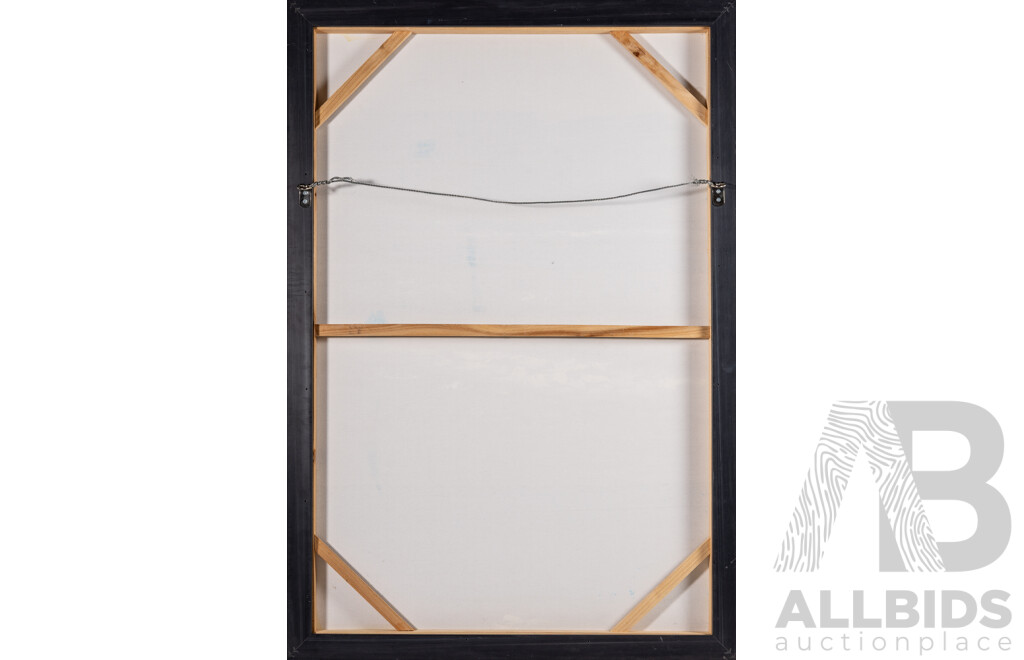 Artist Unknown, (20th Century), Sea, Sky, & Sand, Mixed Media Acrylic on Canvas, 95 x 65 cm (frame)