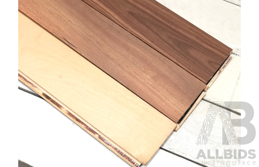 Pioneer Brush 14mm  Laminate Flooring - Spotted Gum Finish - 13.104 Square Meters - Brand New