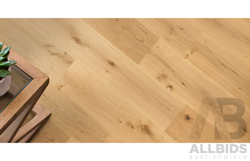 Godfrey Hirst 14mm Laminate Flooring - European Natural Oak Finish - 10.83 Square Meters - Brand New