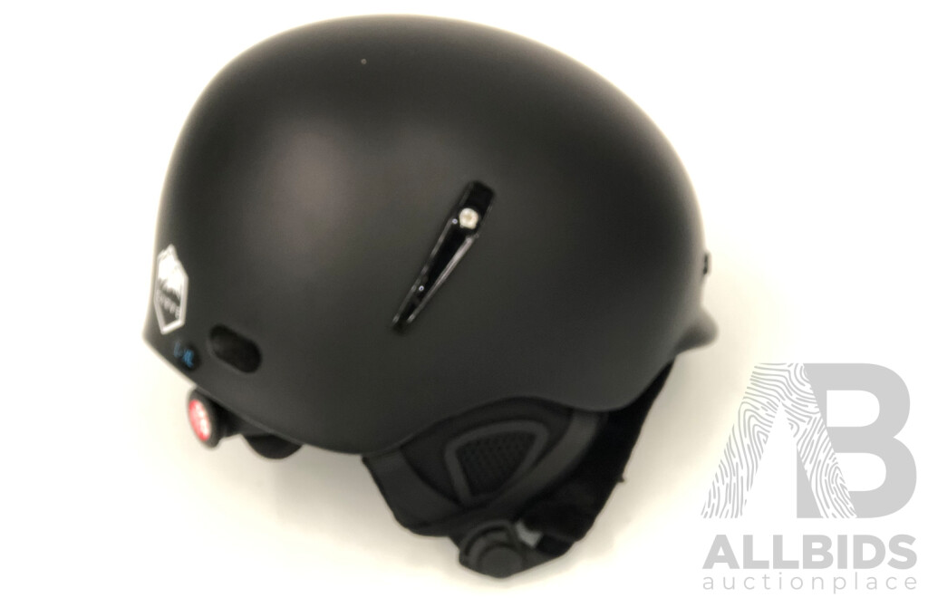 Carve Snow Helmet - Size L-XL - Matte Black
