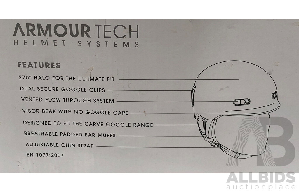 Carve Snow Helmet - Size L-XL - Matte Black