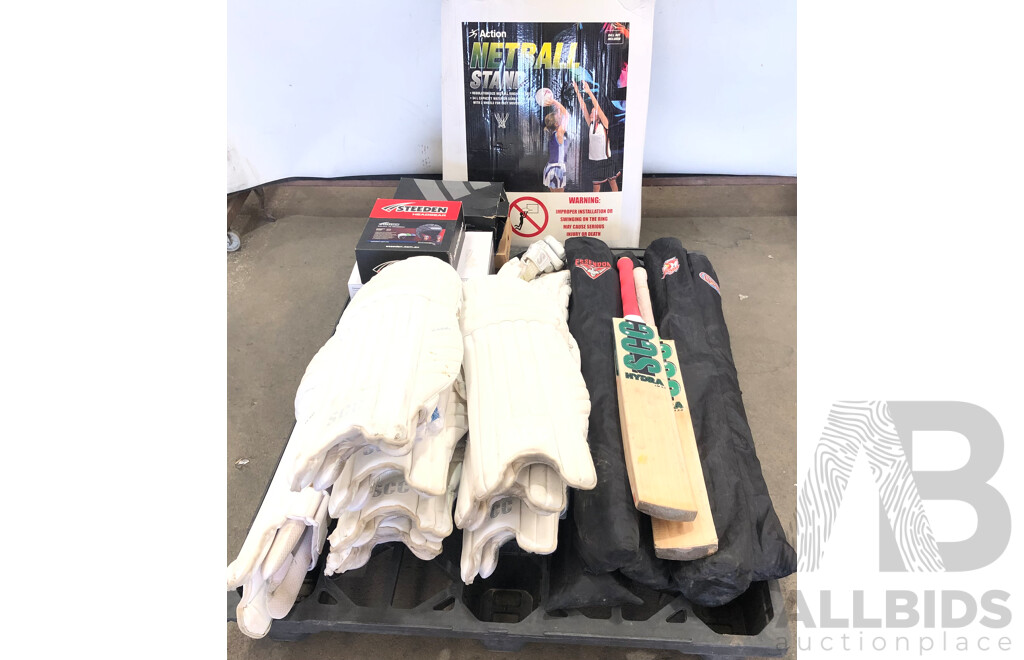 Selection of Sporting Equipment and Merchandice