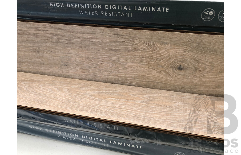 Oak Leaf HD Plus 8mm  Laminate Flooring - Wolf Grey Finish - 15.16 Square Meters - Brand New