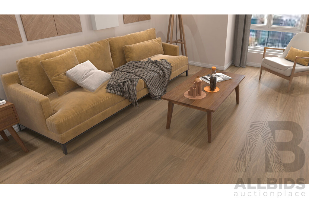 Clever Choice Hybrid Shield 10mm  Laminate Flooring - Atlantic Spotted Gum Finish - 8.60 Square Meters - Brand New