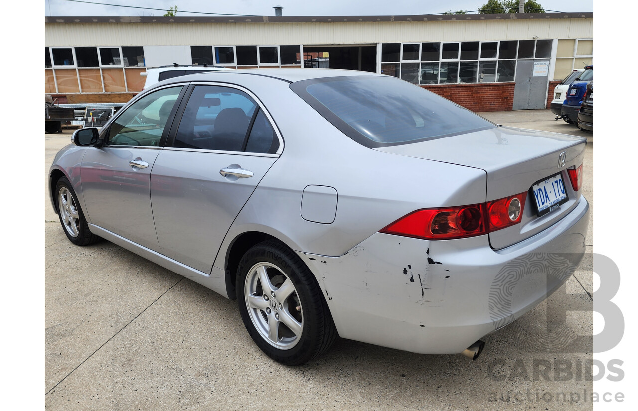 1/2004 Honda Accord EURO  4d Sedan Silver 2.4L
