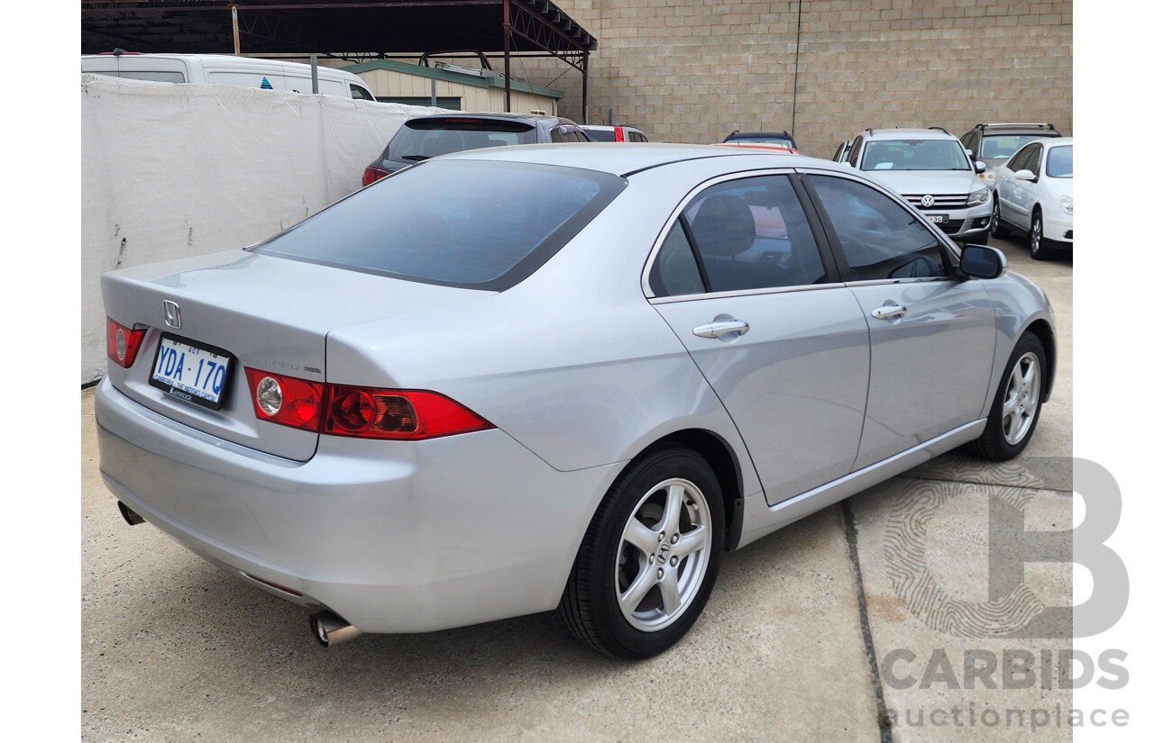 1/2004 Honda Accord EURO  4d Sedan Silver 2.4L