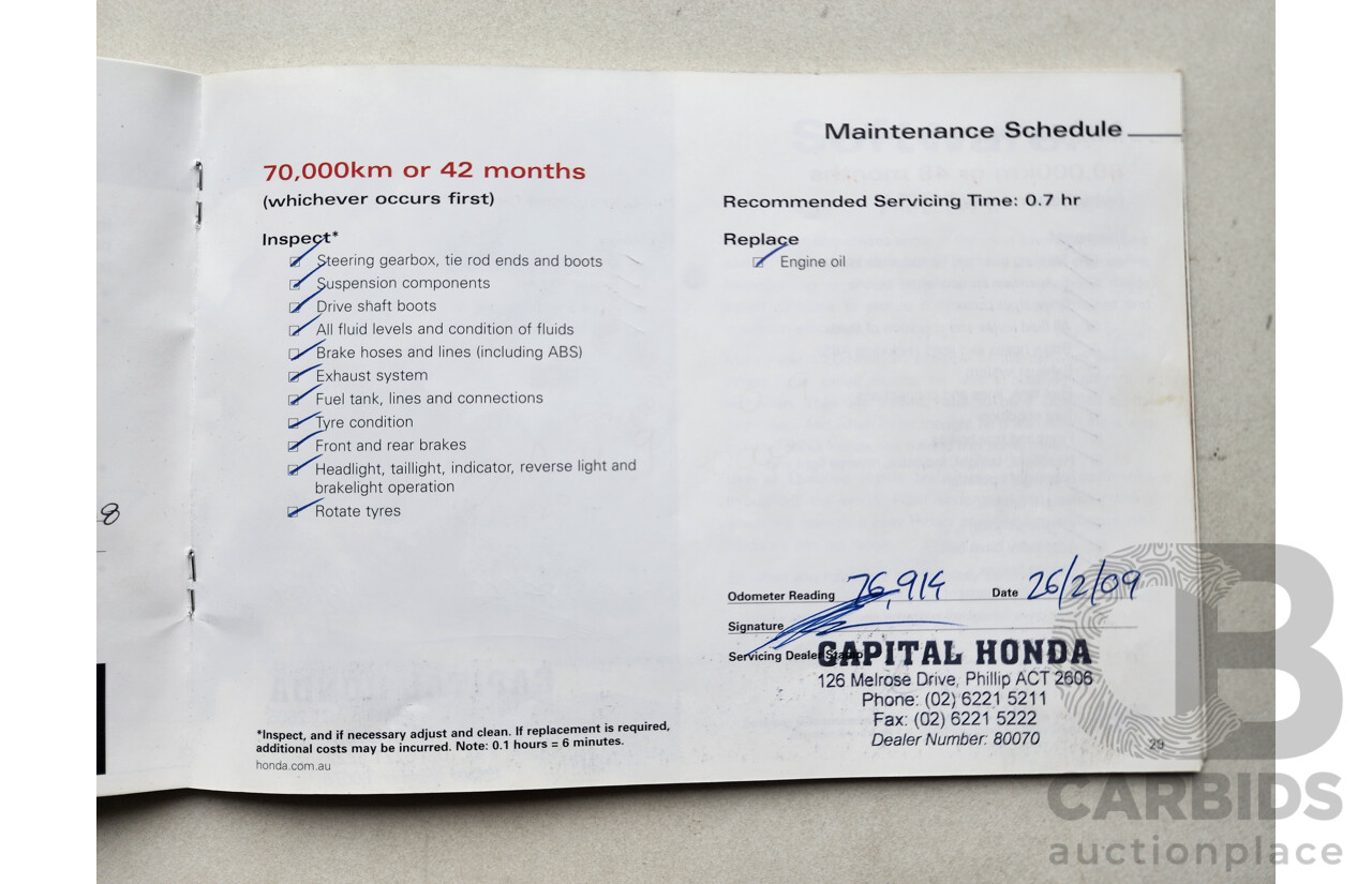 1/2004 Honda Accord EURO  4d Sedan Silver 2.4L