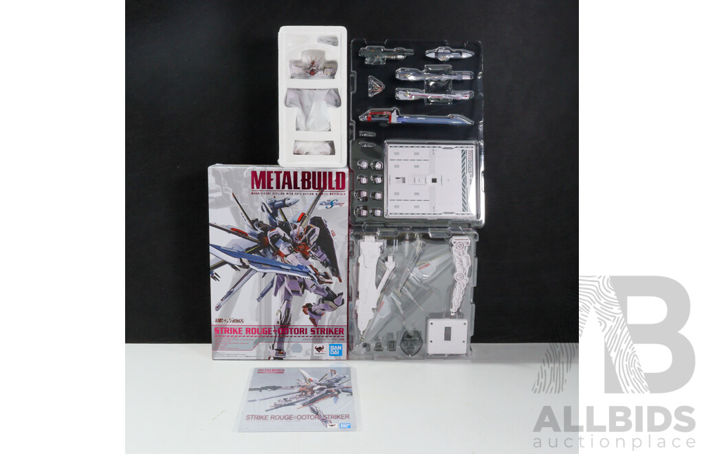 Boxed Bandai Metal Build Strike Rouge + Ootori Striker