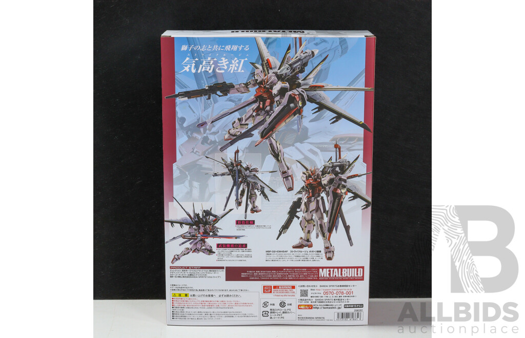Boxed Bandai Metal Build Strike Rouge + Ootori Striker