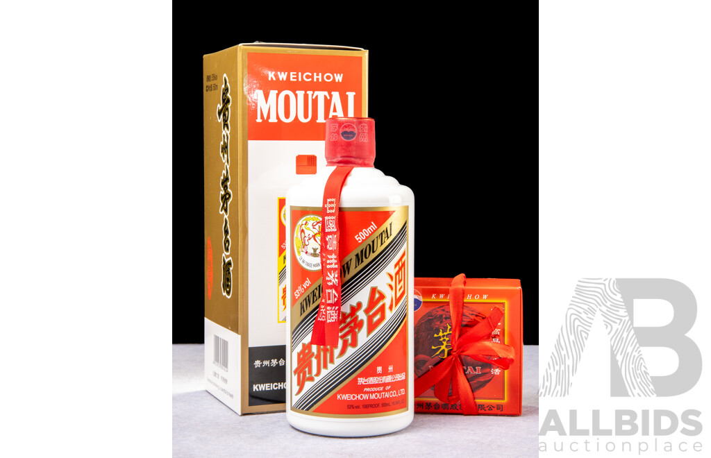 Kweichow Moutai Baijiu 53% 500ml Vintage 2018