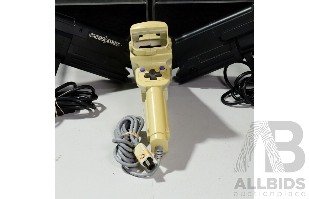 Collection of Sega Light Gun Controllers