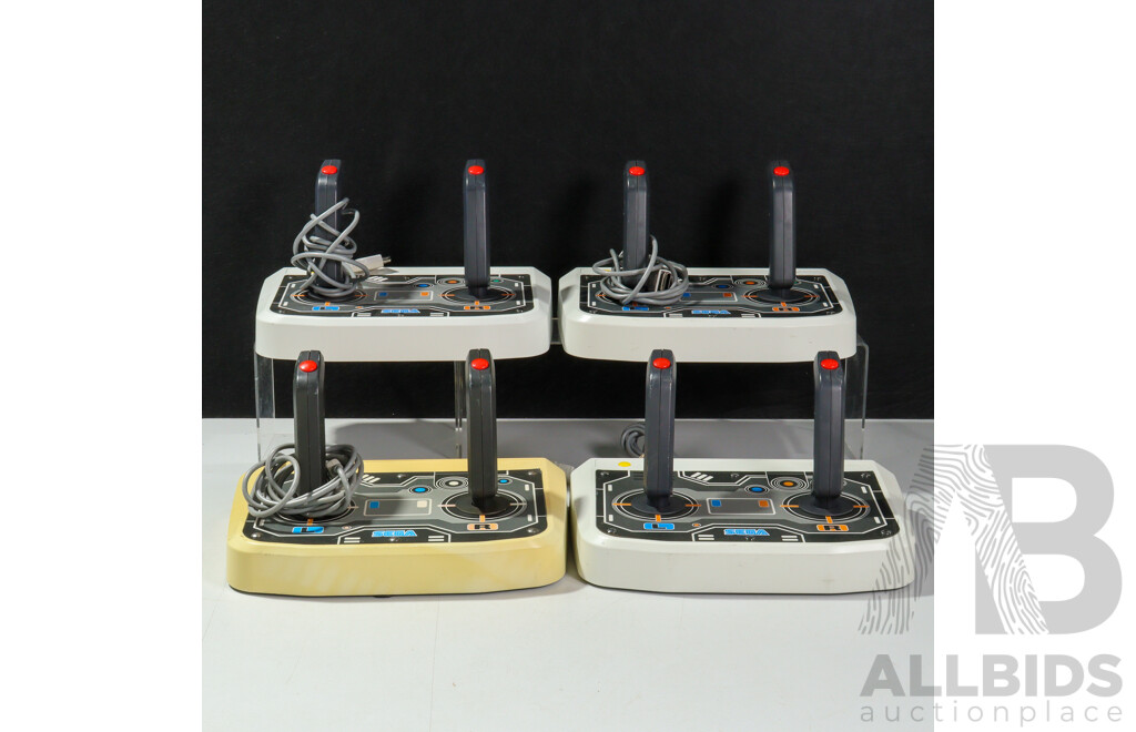 Collection of Sega Saturn Joystick Controllers