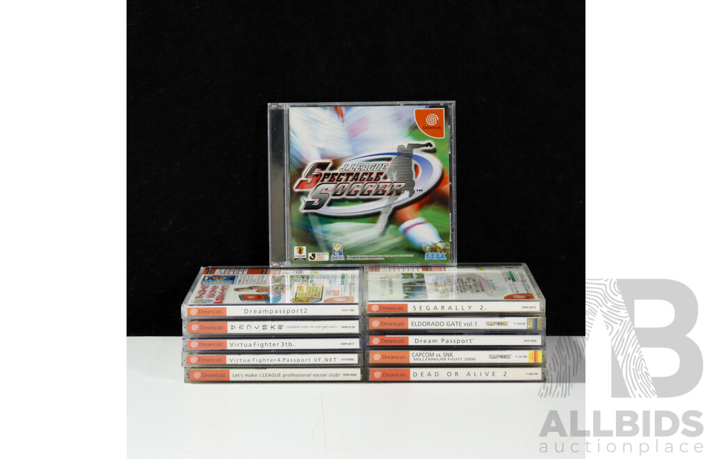 Collection of Sega Dreamcast Games