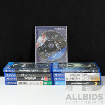 Collection of PlayStation 4 Games