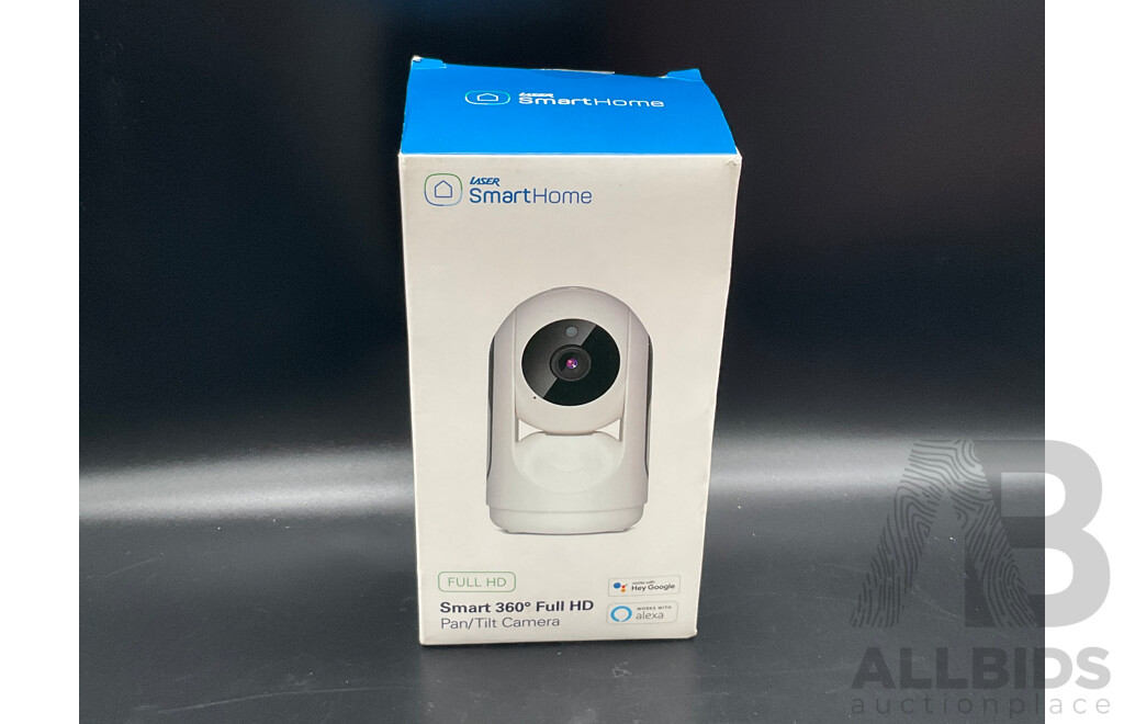 Laser Smart Home Pan/Tilt Camera and Dynabook Micro SDXC UHS-1 Card 64GB