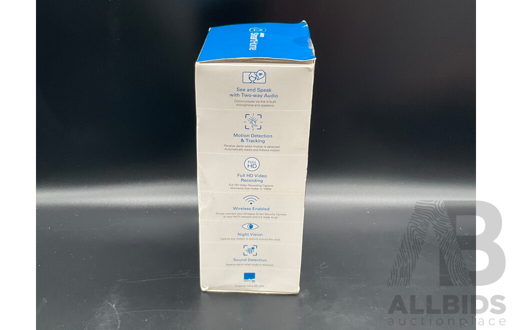 Laser Smart Home Pan/Tilt Camera and Dynabook Micro SDXC UHS-1 Card 64GB